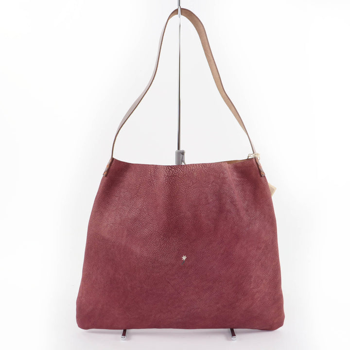 Excellent HENRY CUIR Handbag KYOTO Leather One-Shoulder Bag Pink leather Women