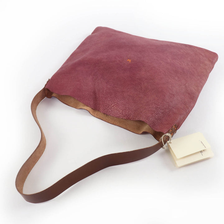 Excellent HENRY CUIR Handbag KYOTO Leather One-Shoulder Bag Pink leather Women