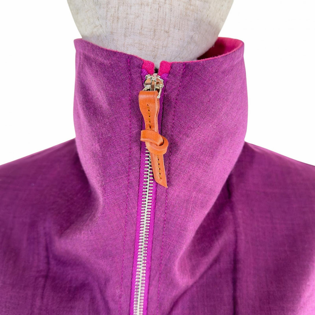 Excellent HERMES Jacket purple cashmere Women 34 3E0207DC