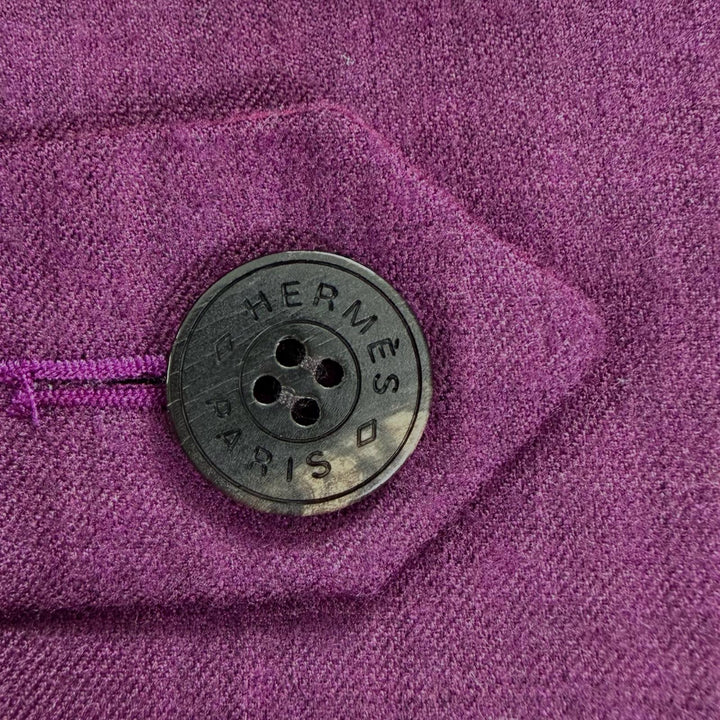 Excellent HERMES Jacket purple cashmere Women 34 3E0207DC