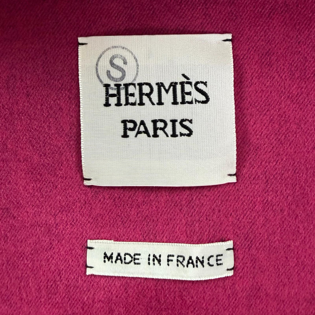 Excellent HERMES Jacket purple cashmere Women 34 3E0207DC