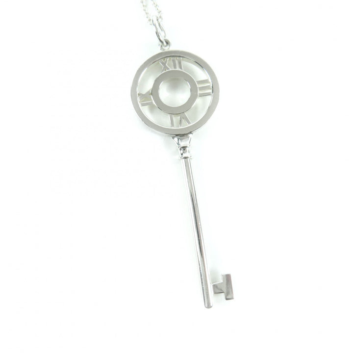 Great TIFFANY&Co. Necklace Atlas key Silver AG925 Women