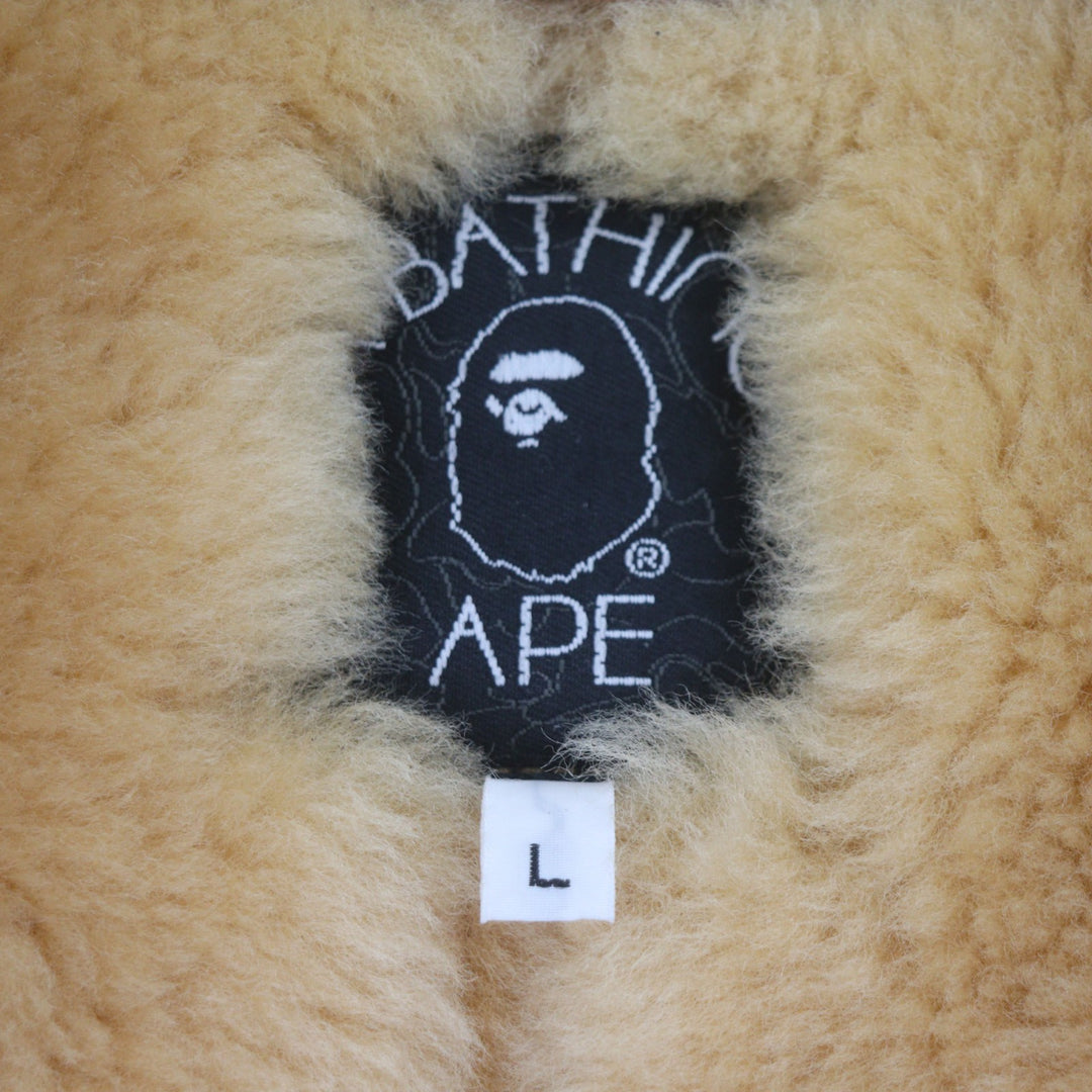 Very Good A BATHING APE THE REAL McCOYS B-3 WorldWar II Model Rare flight jacket