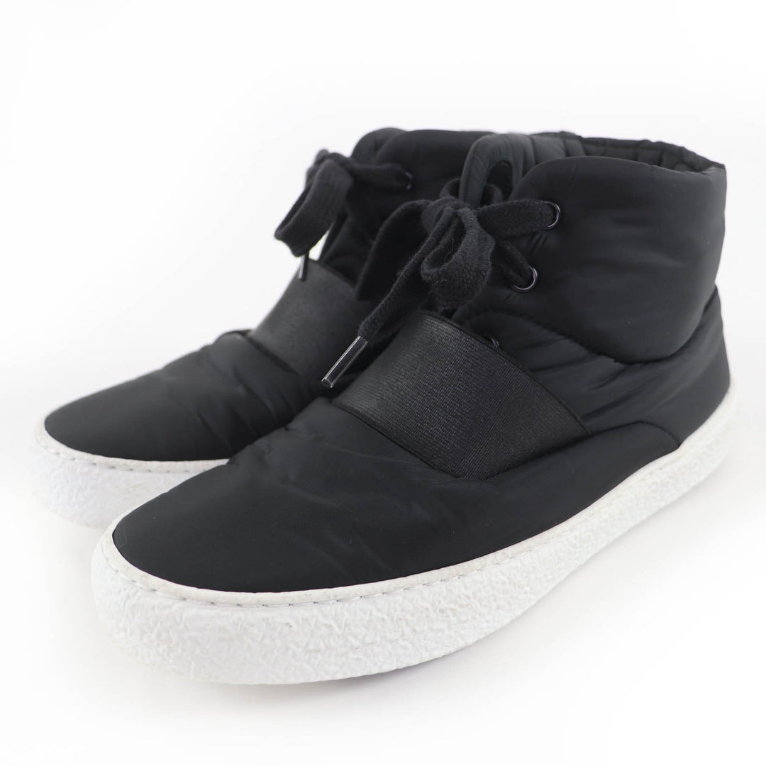 Great CHANEL High cut sneakers COCO Mark fabric black fabric Women 36 G31715