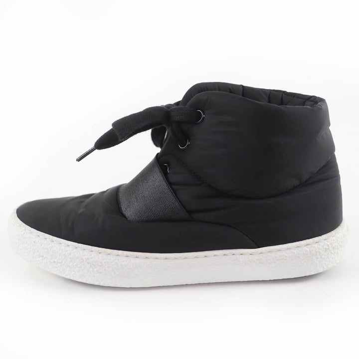 Great CHANEL High cut sneakers COCO Mark fabric black fabric Women 36 G31715