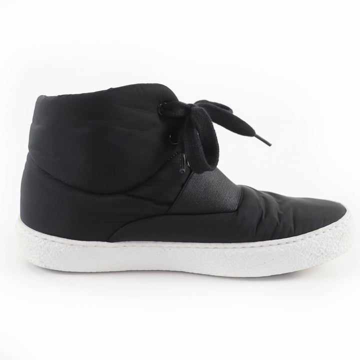 Great CHANEL High cut sneakers COCO Mark fabric black fabric Women 36 G31715