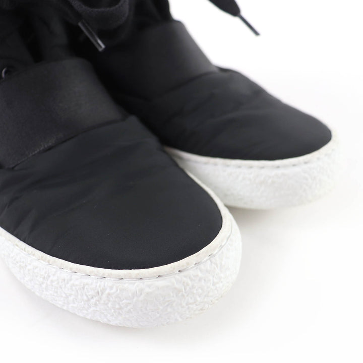 Great CHANEL High cut sneakers COCO Mark fabric black fabric Women 36 G31715