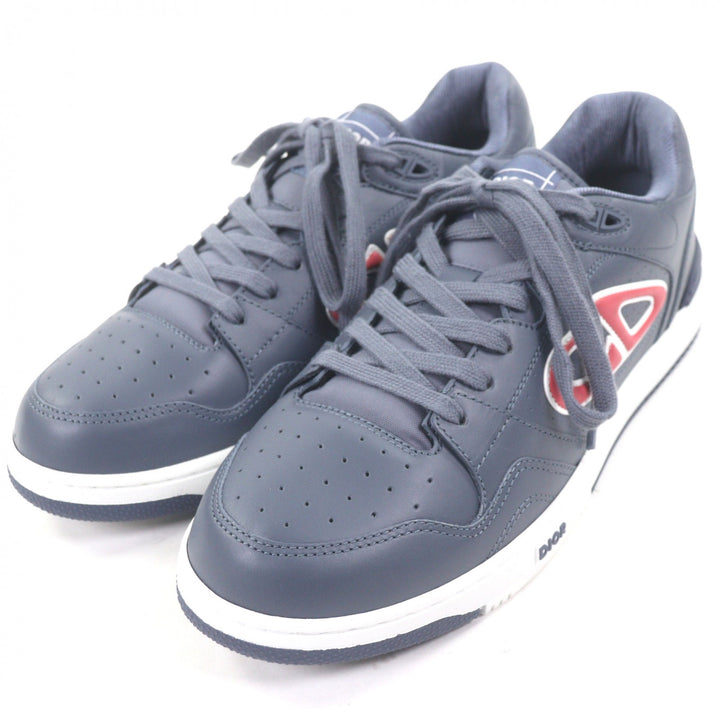 Excellent DIOR STONE ISLAND Low cut sneakers B57 blue leather mens 44