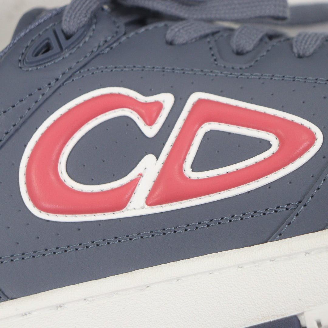 Excellent DIOR STONE ISLAND Low cut sneakers B57 blue leather mens 44