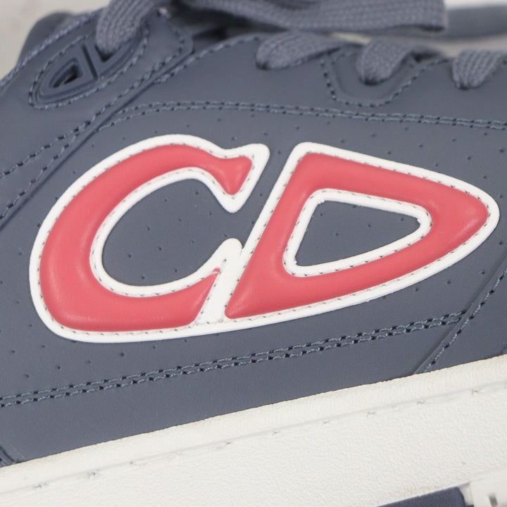 Excellent DIOR STONE ISLAND Low cut sneakers B57 blue leather mens 44