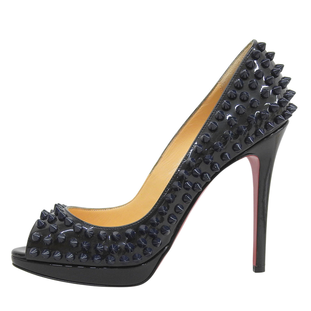 Excellent Christian Louboutin pumps green Patent leather Women 36.5