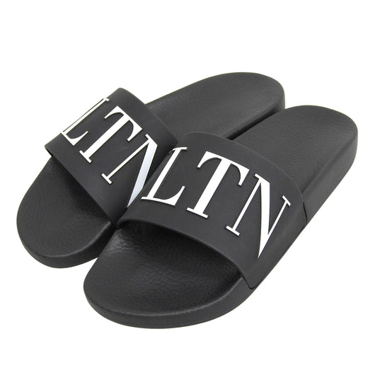 Excellent Valentino Garavani Sandals black rubber mens 40 A4100396