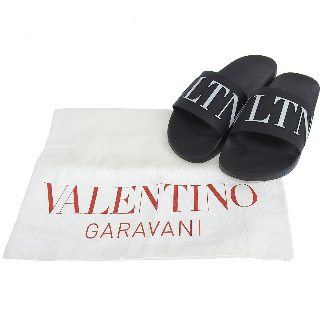 Excellent Valentino Garavani Sandals black rubber mens 40 A4100396