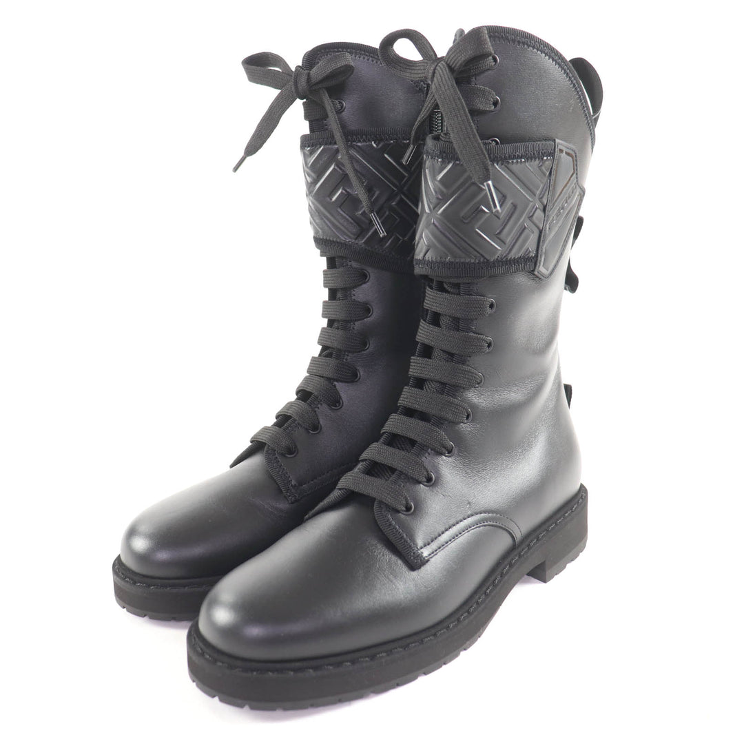 Pristine FENDI short boots black leather Women 36