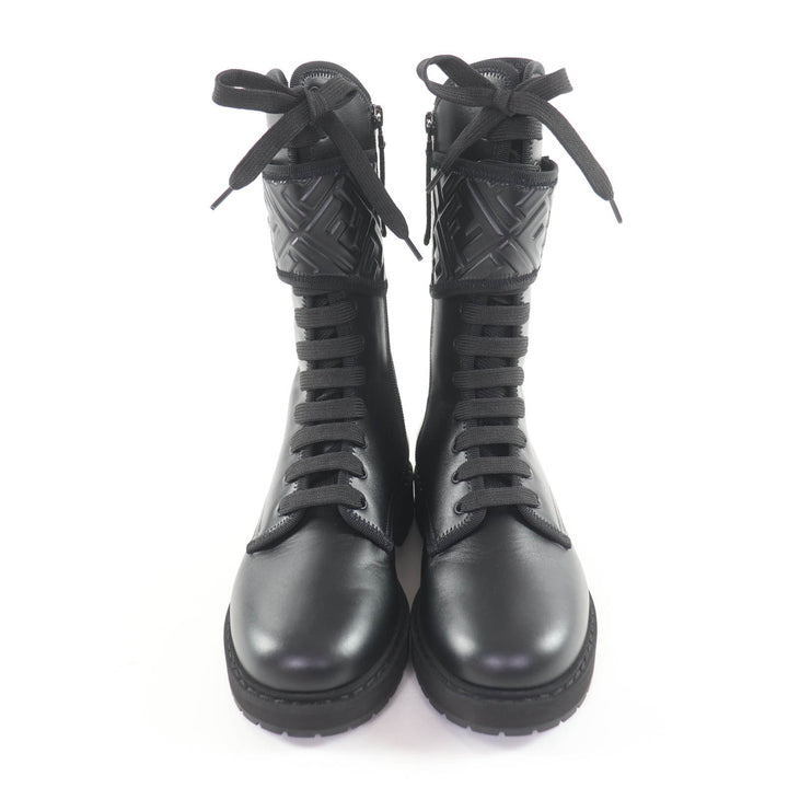 Pristine FENDI short boots black leather Women 36