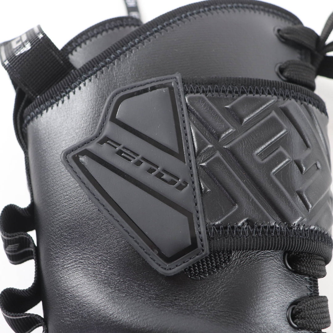 Pristine FENDI short boots black leather Women 36