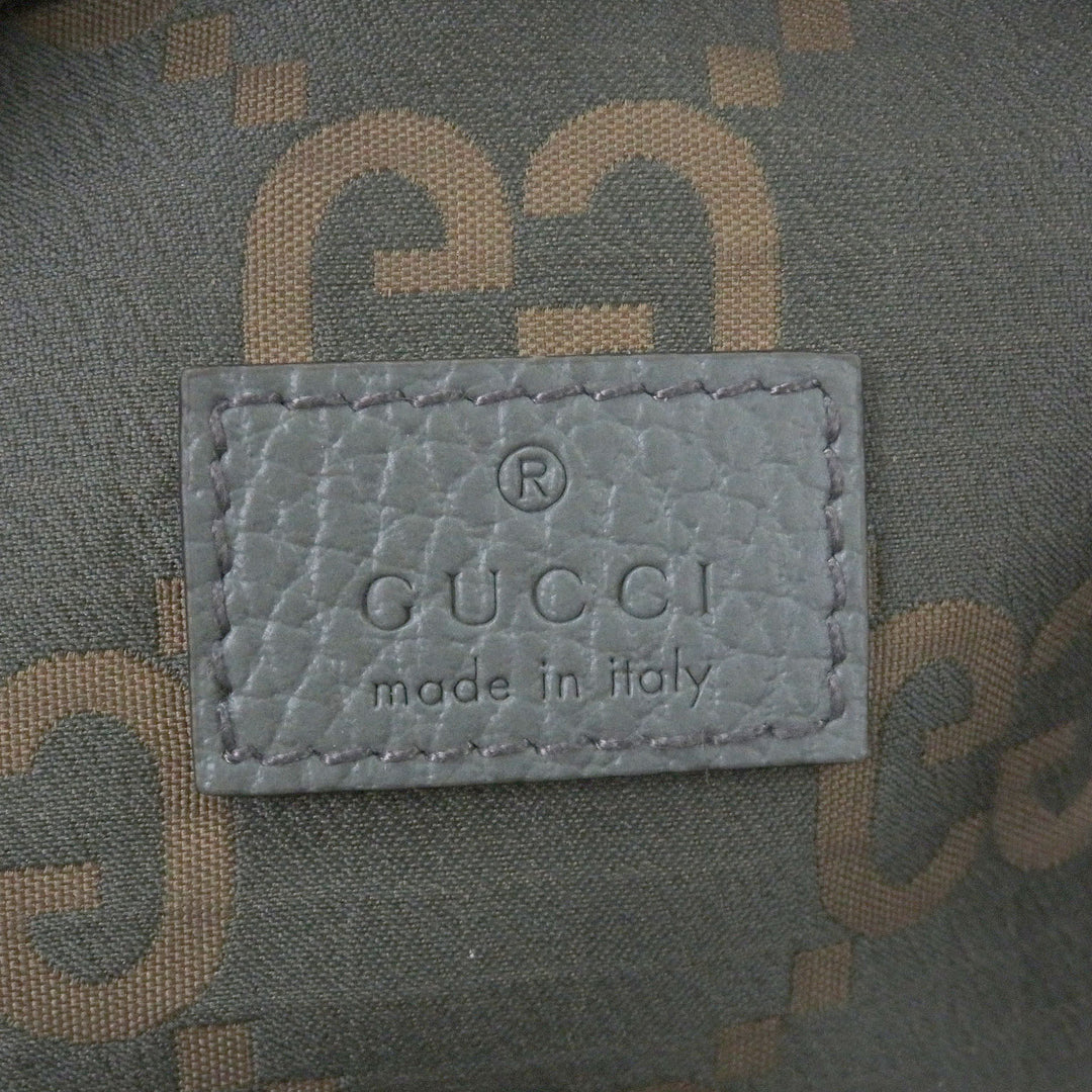 Excellent GUCCI Sling bag GG logo all-over print ripstop belt bag with patch