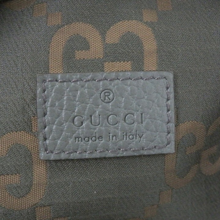 Excellent GUCCI Sling bag GG logo all-over print ripstop belt bag with patch