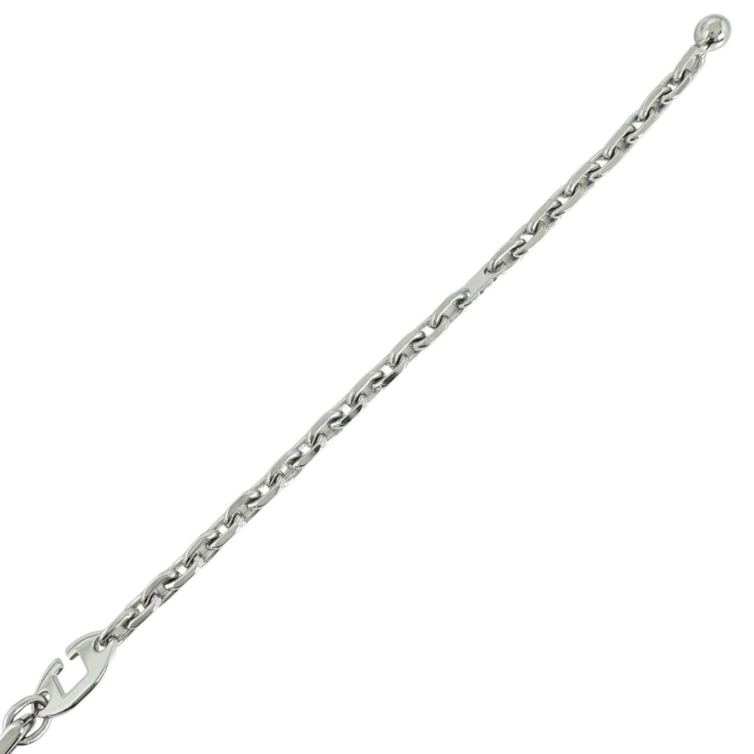 Pristine HERMES strap FILOU H logo glove holder Silver Women