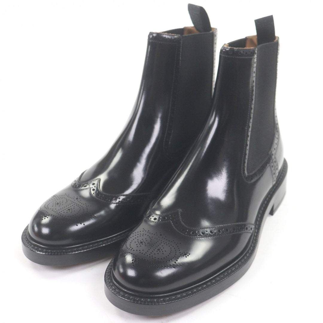 Pristine DIOR boots Evidence CD Logo Medallion Wingtip Oblique Chelsea
