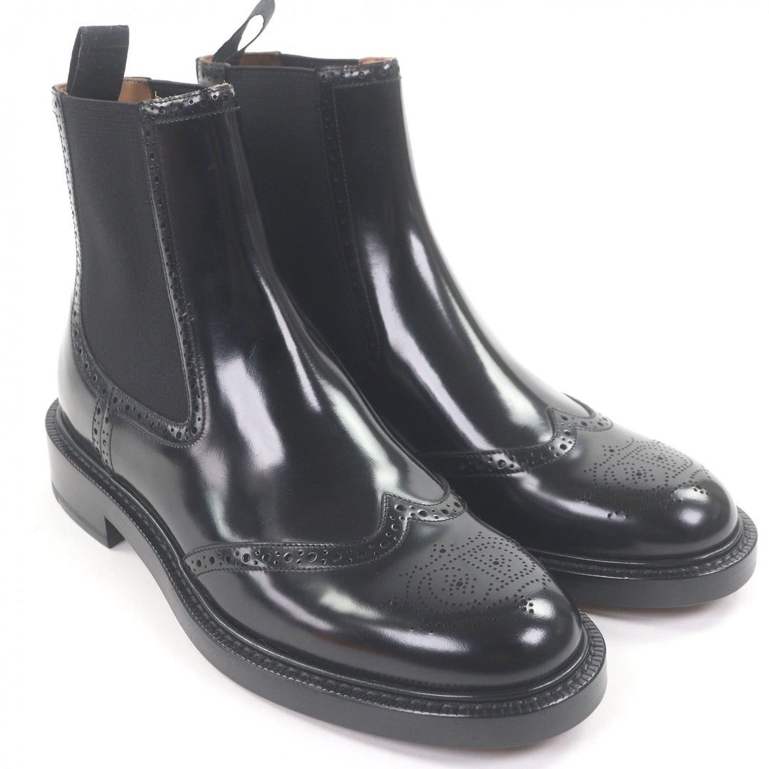 Pristine DIOR boots Evidence CD Logo Medallion Wingtip Oblique Chelsea