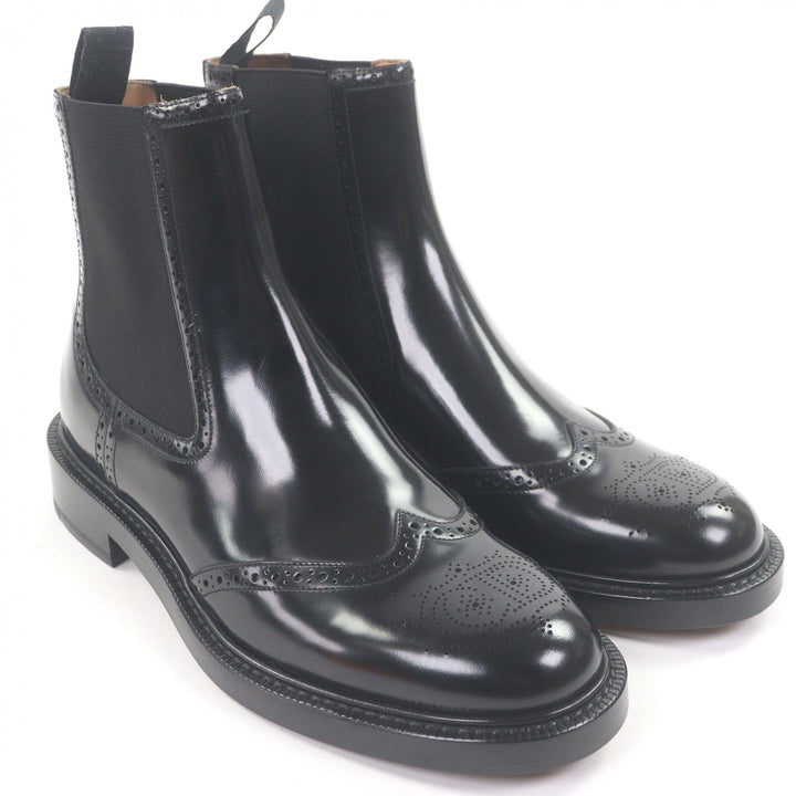 Pristine DIOR boots Evidence CD Logo Medallion Wingtip Oblique Chelsea