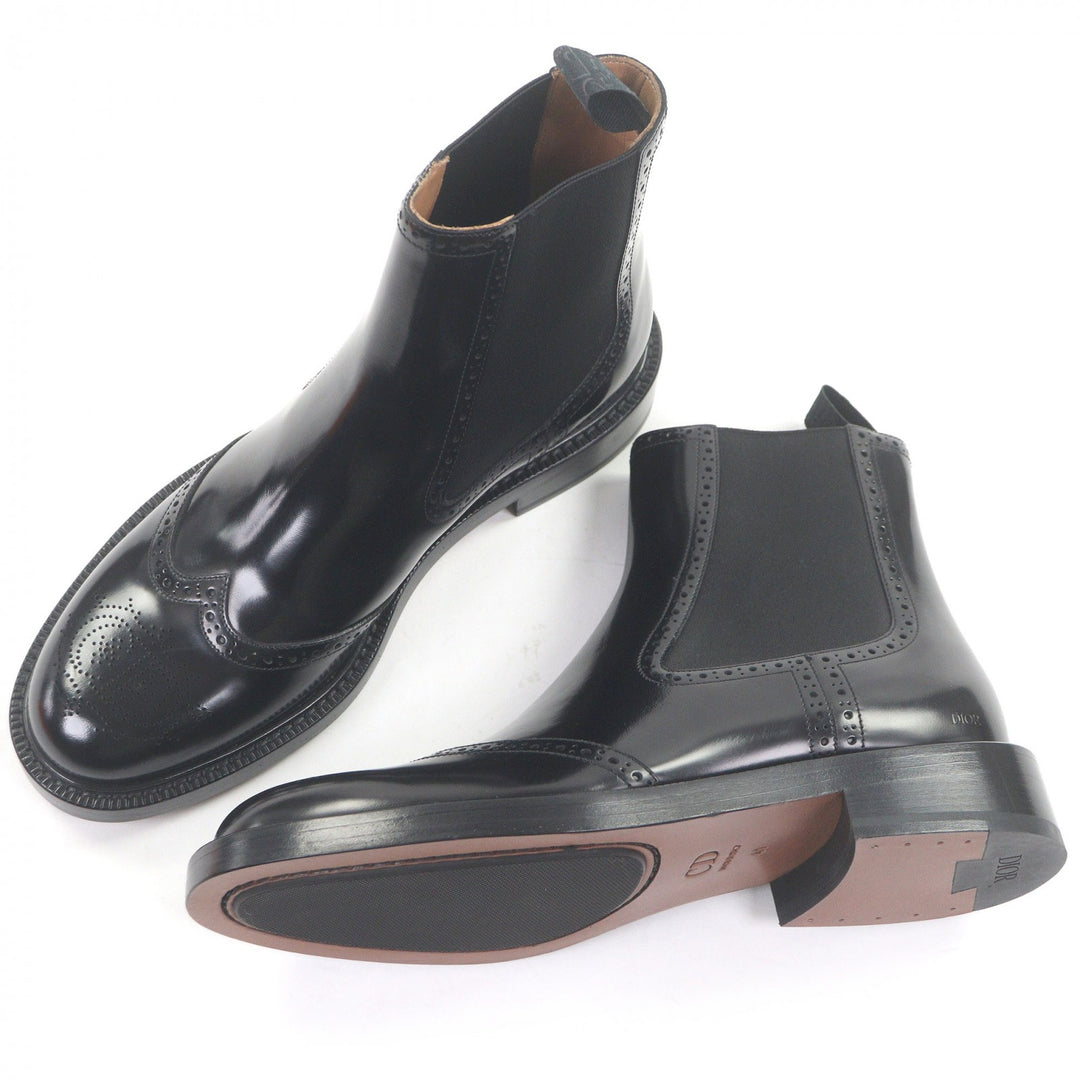 Pristine DIOR boots Evidence CD Logo Medallion Wingtip Oblique Chelsea
