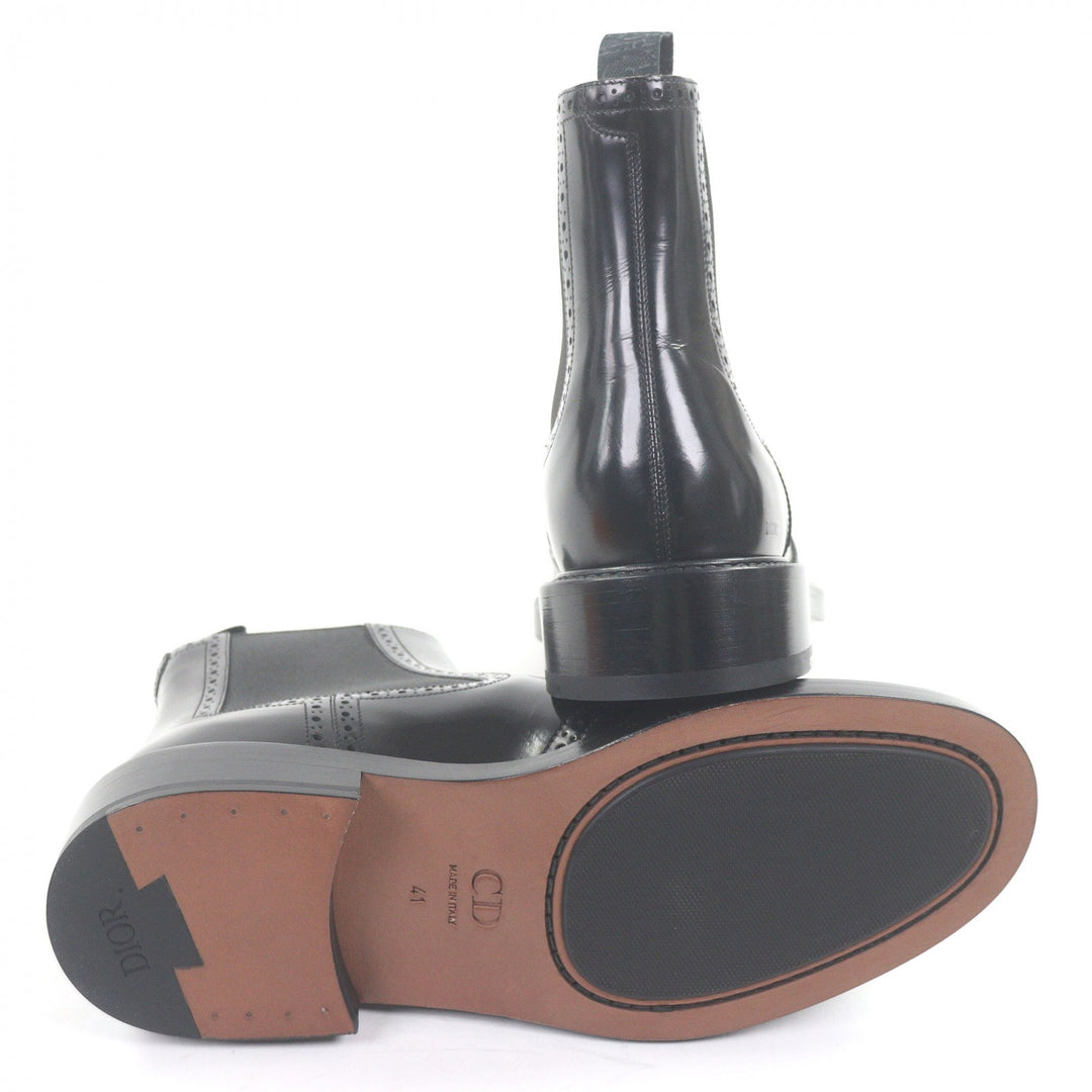 Pristine DIOR boots Evidence CD Logo Medallion Wingtip Oblique Chelsea