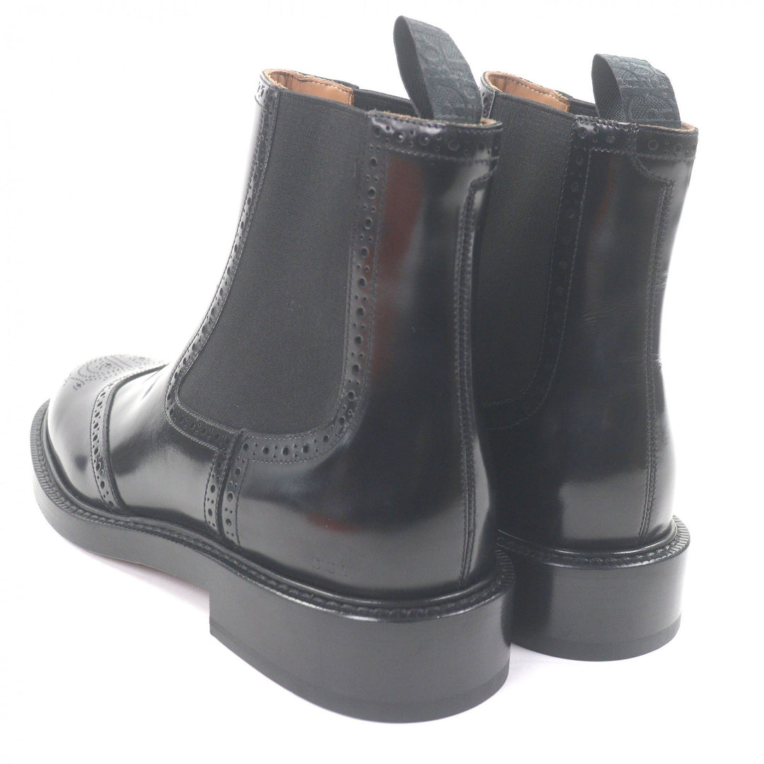 Pristine DIOR boots Evidence CD Logo Medallion Wingtip Oblique Chelsea