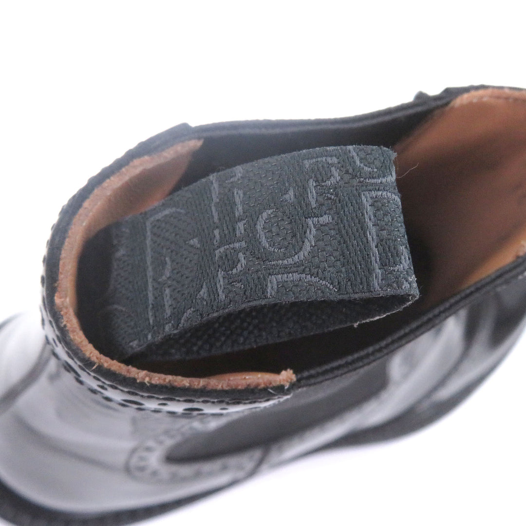 Pristine DIOR boots Evidence CD Logo Medallion Wingtip Oblique Chelsea