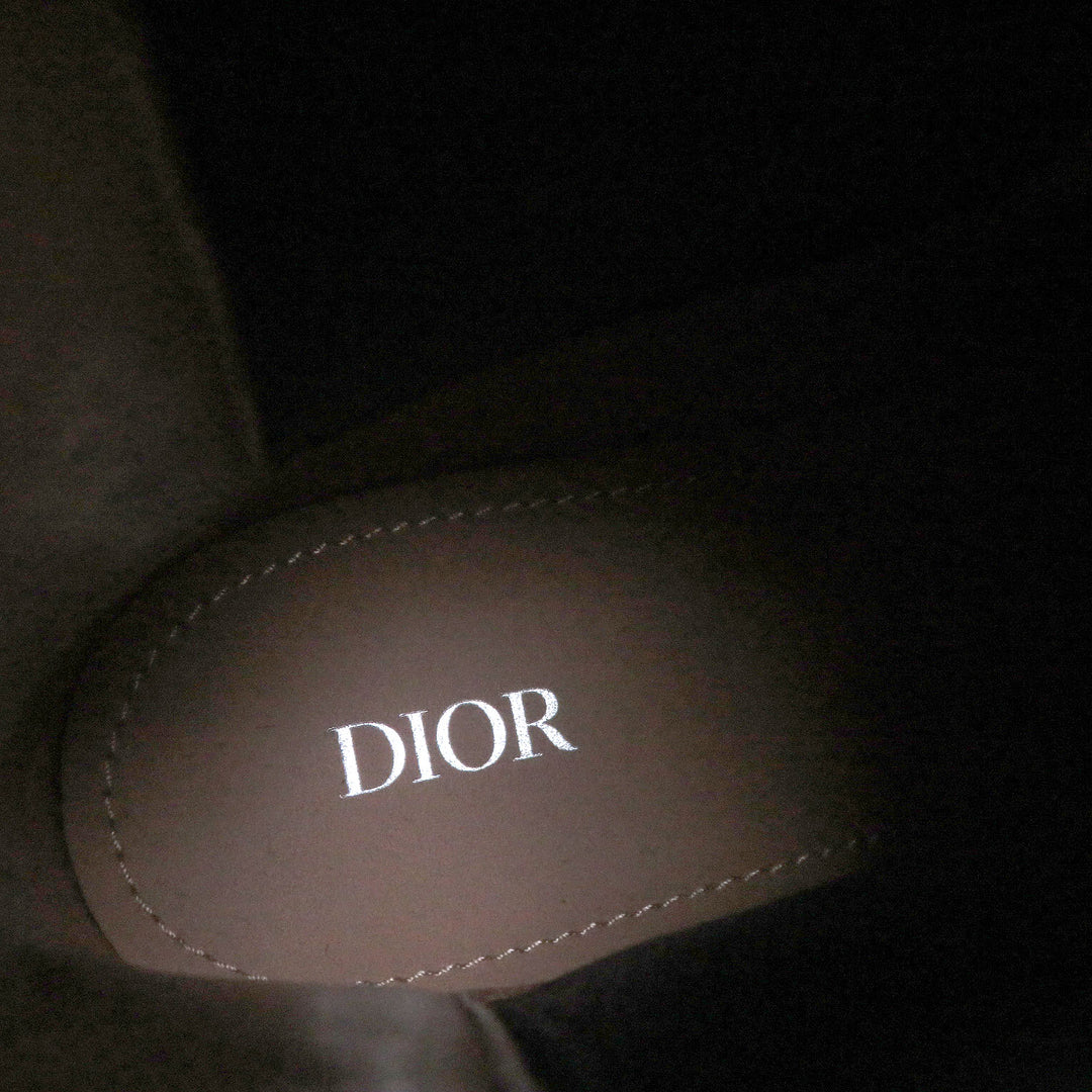 Pristine DIOR boots Evidence CD Logo Medallion Wingtip Oblique Chelsea
