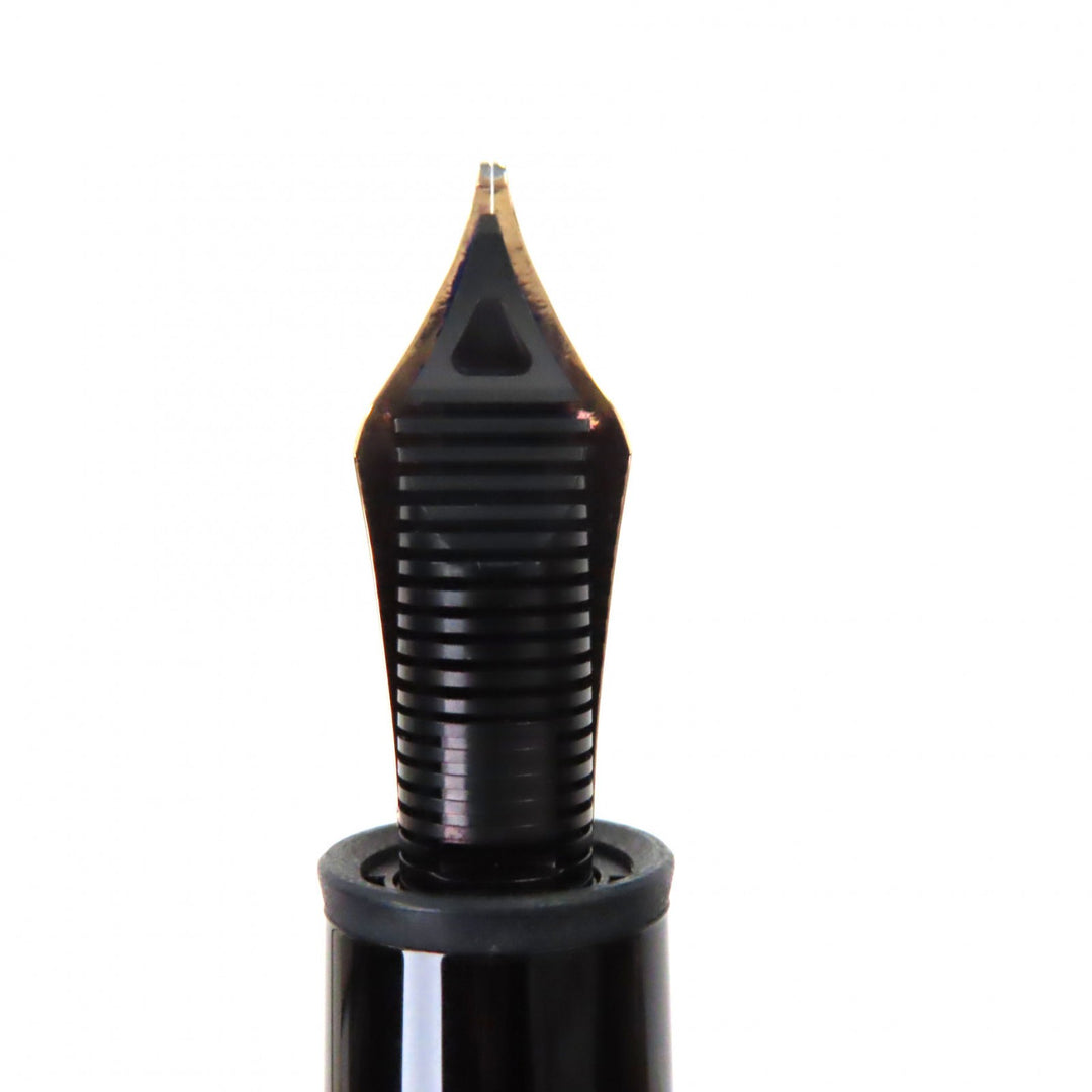 Excellent MONTBLANC fountain pen Meisterstück 149 white star black 14K mens