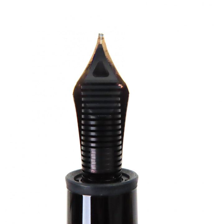 Excellent MONTBLANC fountain pen Meisterstück 149 white star black 14K mens