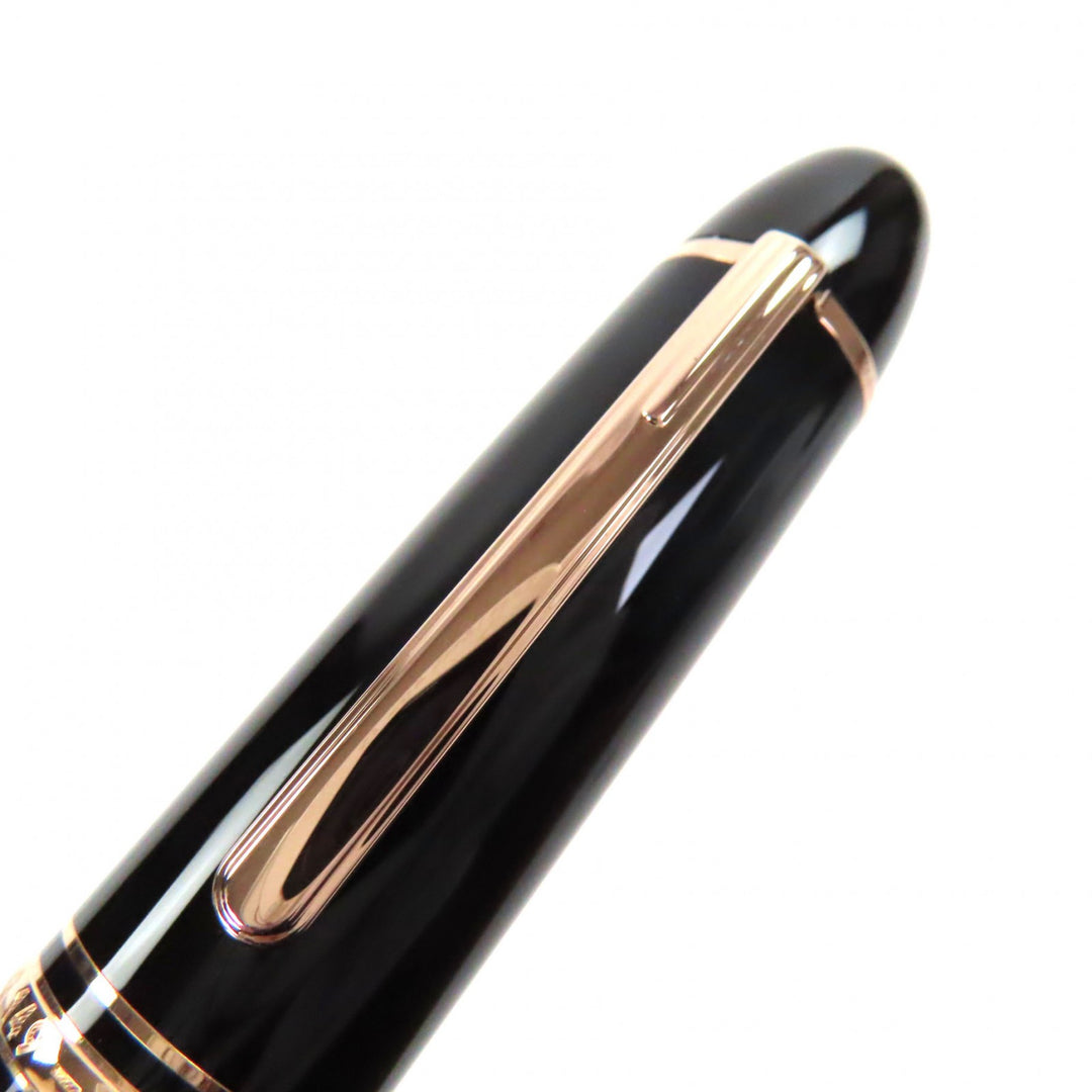 Excellent MONTBLANC fountain pen Meisterstück 149 white star black 14K mens