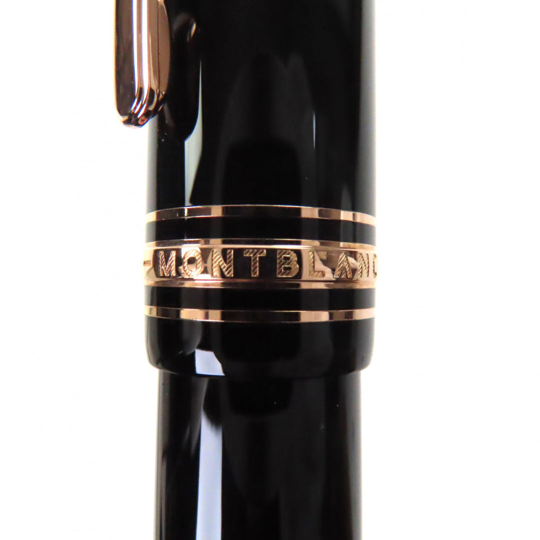 Excellent MONTBLANC fountain pen Meisterstück 149 white star black 14K mens