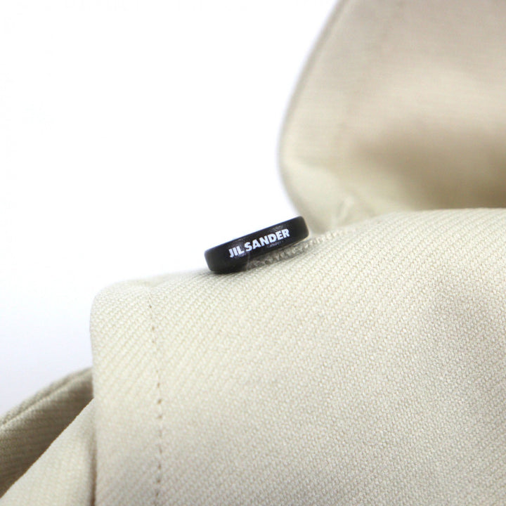 Excellent JIL SANDER Long sleeve shirt beige polyester mens 37 JSMR743339