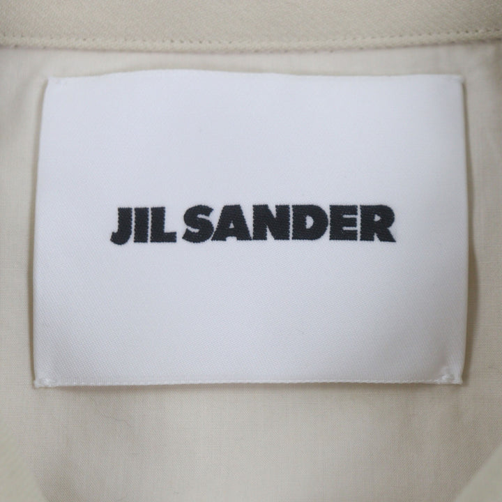 Excellent JIL SANDER Long sleeve shirt beige polyester mens 37 JSMR743339