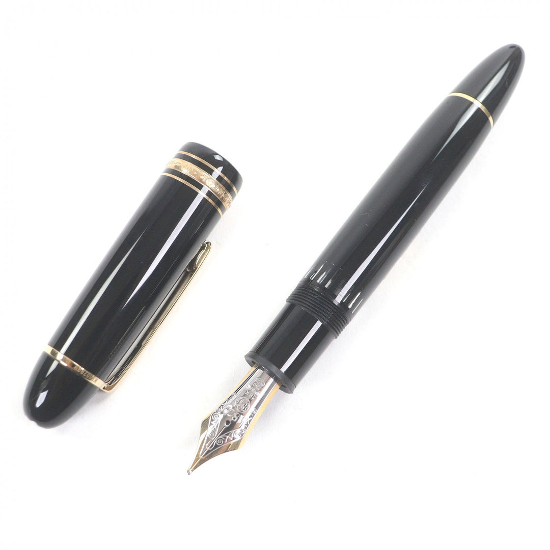 Pristine MONTBLANC fountain pen Meisterstück 149 Cap type black 18K mens