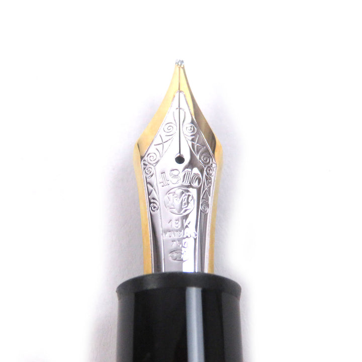Pristine MONTBLANC fountain pen Meisterstück 149 Cap type black 18K mens