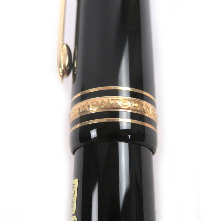 Pristine MONTBLANC fountain pen Meisterstück 149 Cap type black 18K mens