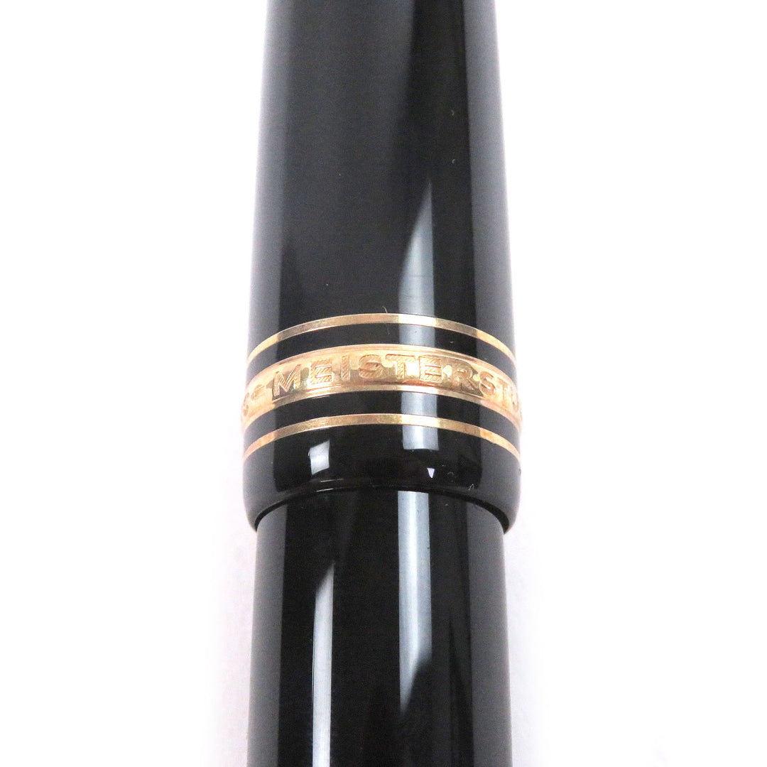 Pristine MONTBLANC fountain pen Meisterstück 149 Cap type black 18K mens