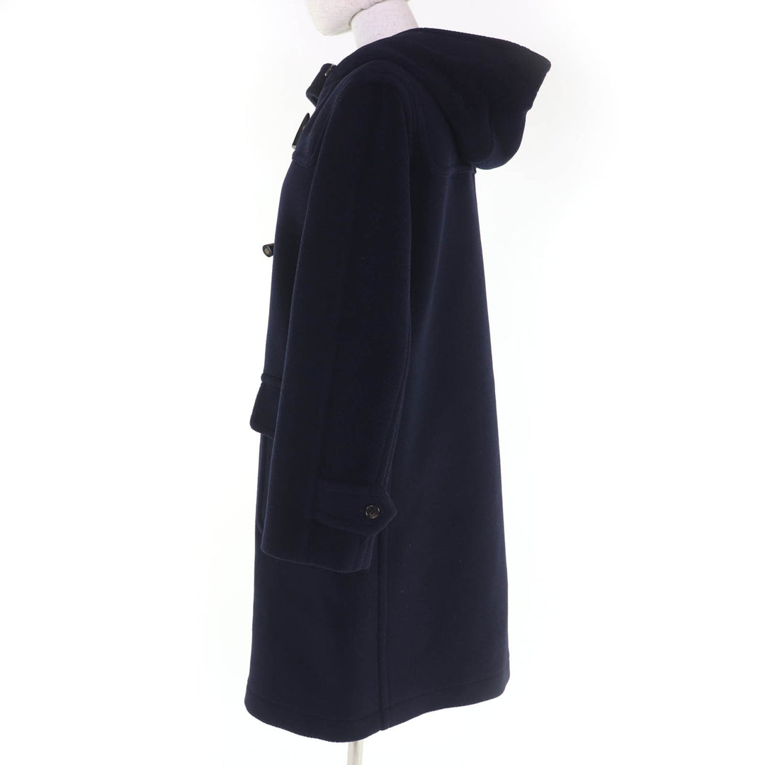 Great OLD ENGLAND Duffel coat Joshua Ellis fabric Navy wool 36 570-50505011