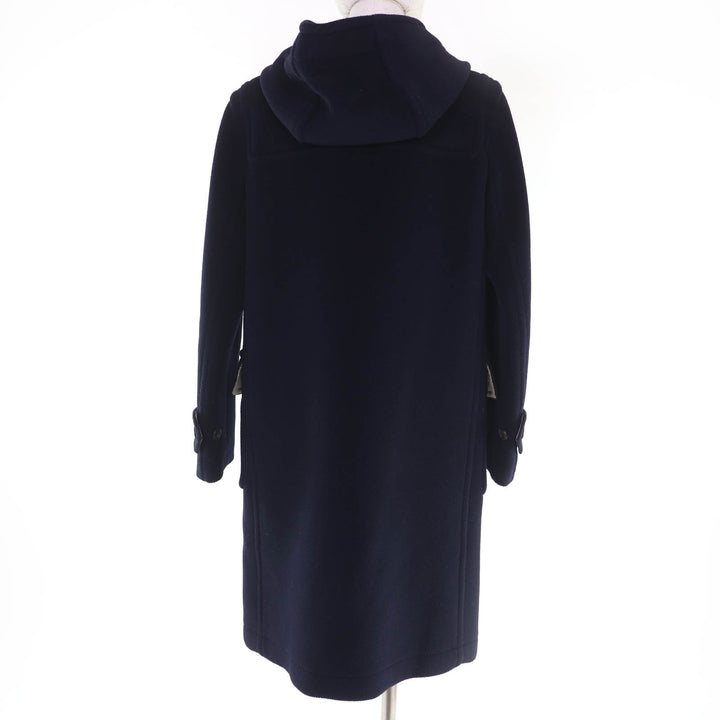 Great OLD ENGLAND Duffel coat Joshua Ellis fabric Navy wool 36 570-50505011