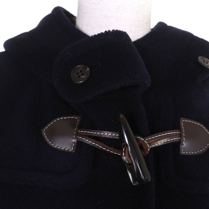 Great OLD ENGLAND Duffel coat Joshua Ellis fabric Navy wool 36 570-50505011
