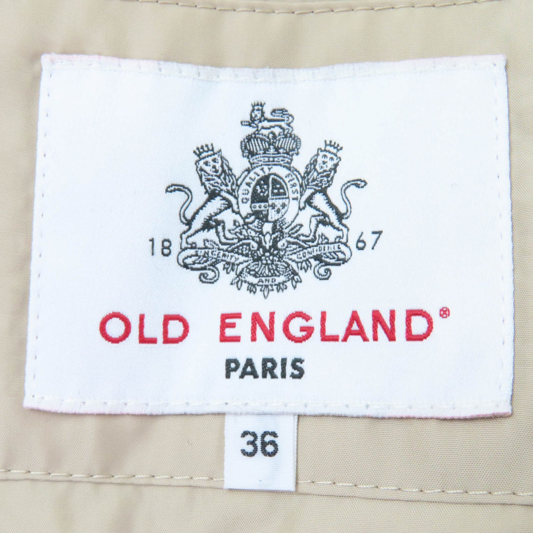 Great OLD ENGLAND Duffel coat Joshua Ellis fabric Navy wool 36 570-50505011