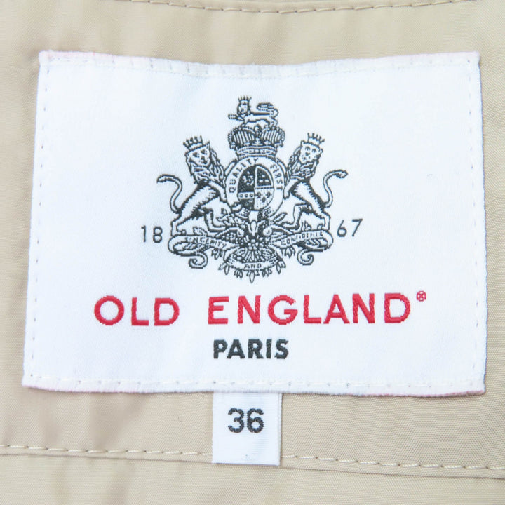 Great OLD ENGLAND Duffel coat Joshua Ellis fabric Navy wool 36 570-50505011