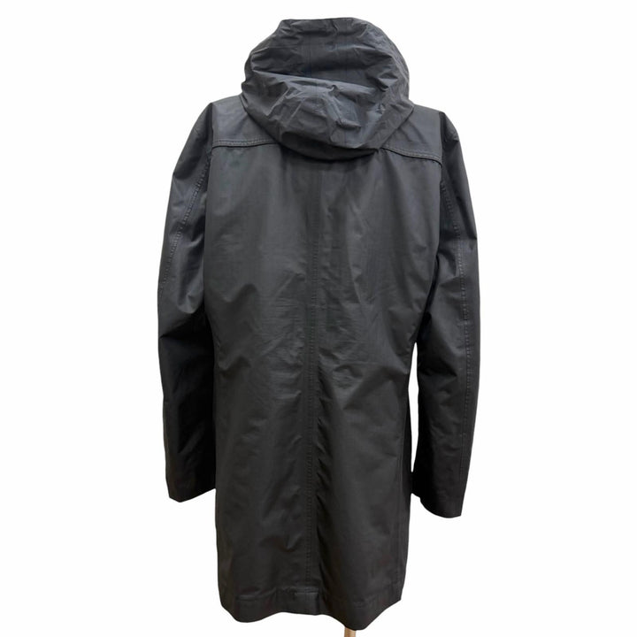 Great HUGO BOSS coat GORE-TEX Herringbone Hooded black polyester mens 50