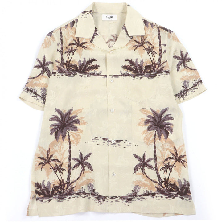 Excellent CELINE Short sleeve shirt Open Collar Hawaiian