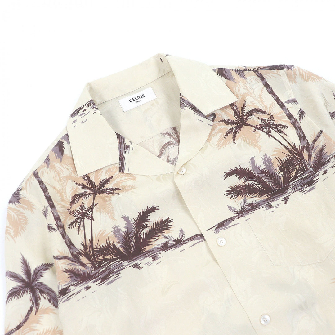Excellent CELINE Short sleeve shirt Open Collar Hawaiian