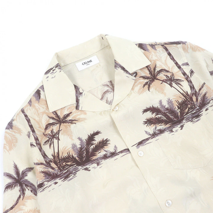 Excellent CELINE Short sleeve shirt Open Collar Hawaiian